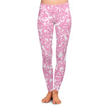 Floral Vine Ladies Leggings - Small