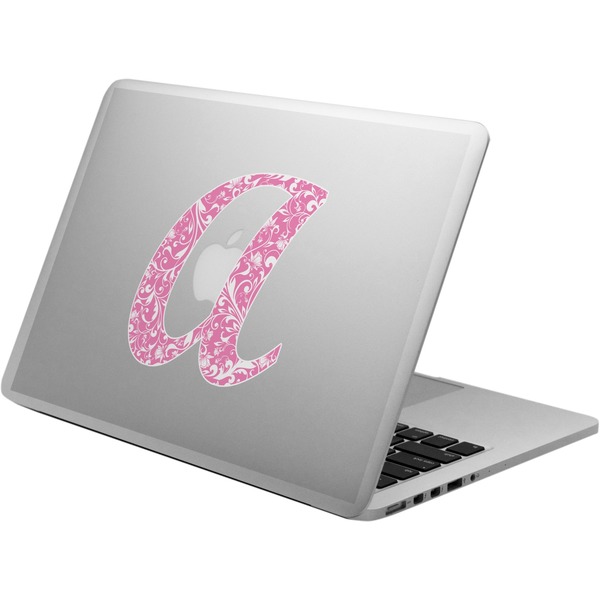 Custom Floral Vine Laptop Decal (Personalized)