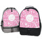 Floral Vine Large Backpacks - Both