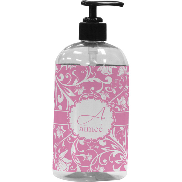 Custom Floral Vine Plastic Soap / Lotion Dispenser (Personalized)