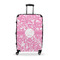 Floral Vine Suitcase - 28" Large - Checked w/ Name and Initial