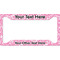 Floral Vine License Plate Frame (Personalized)