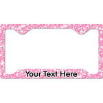 Floral Vine License Plate Frame - Style C (Personalized)