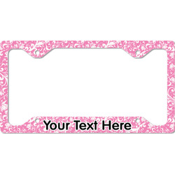 Floral Vine License Plate Frame - Style C (Personalized)