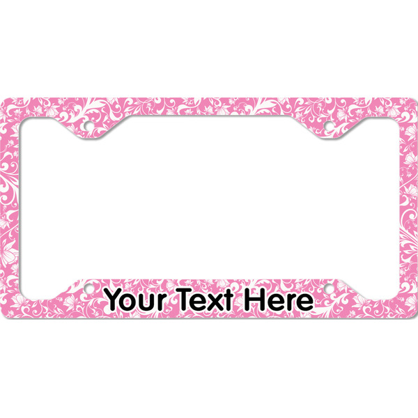 Floral Vine License Plate Frame - Style C