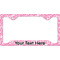 Floral Vine License Plate Frame - Style C (Personalized)