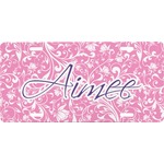 Floral Vine Front License Plate (Personalized)