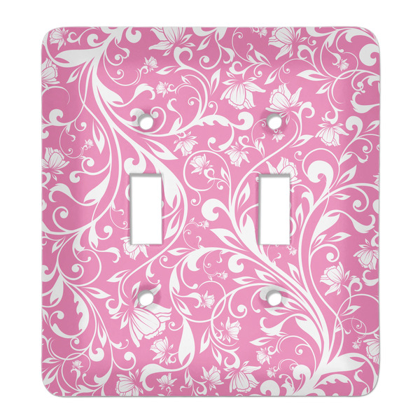 Custom Floral Vine Light Switch Cover (2 Toggle Plate)