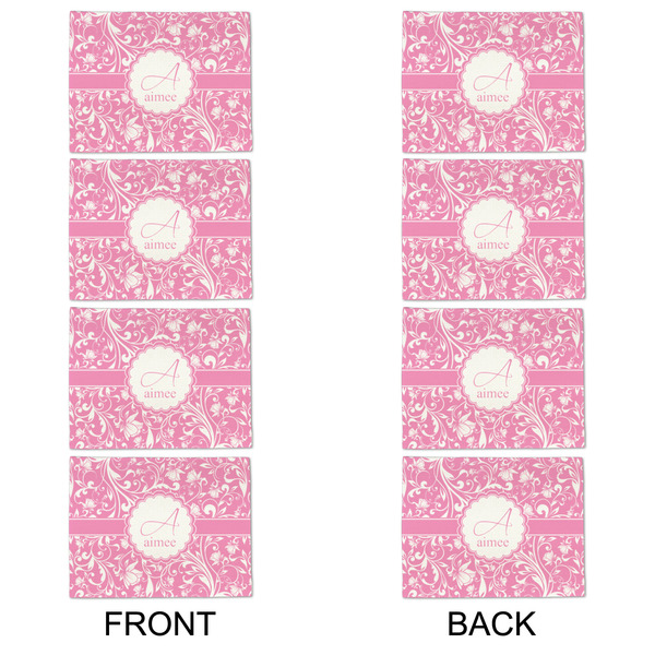 Floral Vine Linen Placemat - APPROVAL Set of 4 (double sided)
