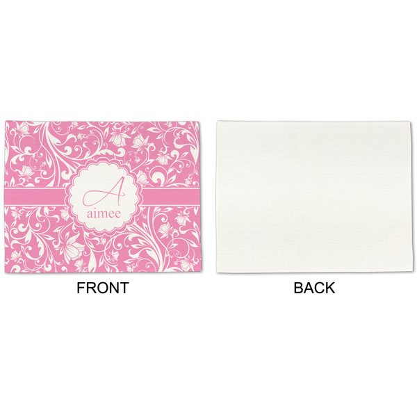 Floral Vine Linen Placemat - APPROVAL Single (single sided)