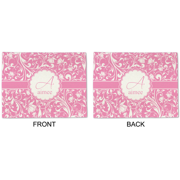 Floral Vine Linen Placemat - APPROVAL (double sided)