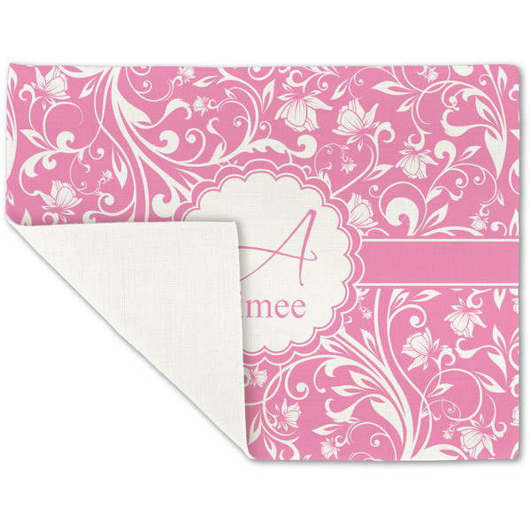 Floral Vine Linen Placemat - Folded Corner (single side)