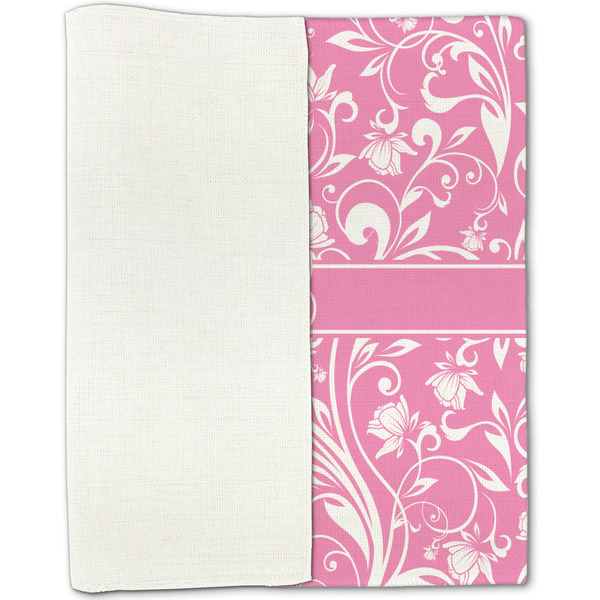 Floral Vine Linen Placemat - Folded Half