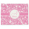 Floral Vine Single-Sided Linen Placemat - Single w/ Name and Initial