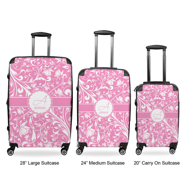Floral Vine Luggage Bags all sizes - With Handle