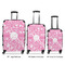 Floral Vine Luggage Bags all sizes - With Handle