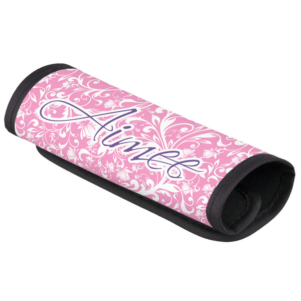 Custom Floral Vine Luggage Handle Cover (Personalized)