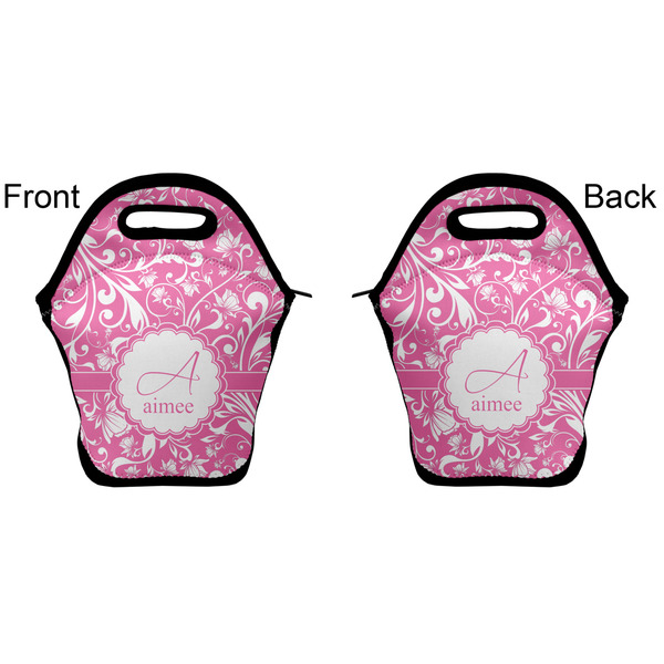 Floral Vine Lunch Bag - Front and Back