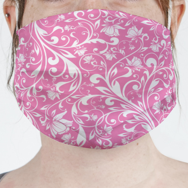 Custom Floral Vine Face Mask Cover