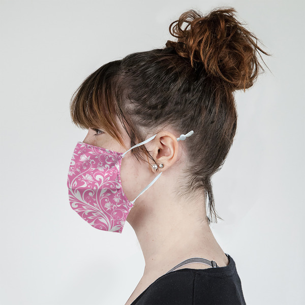 Floral Vine Mask - Side View on Girl