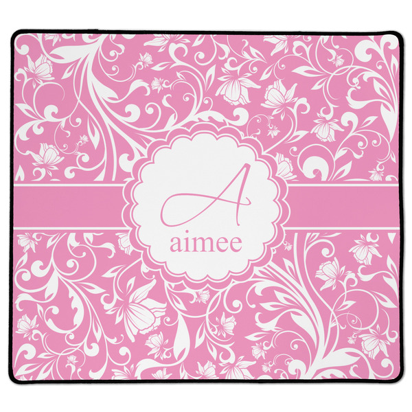 Custom Floral Vine XL Gaming Mouse Pad - 18" x 16" (Personalized)