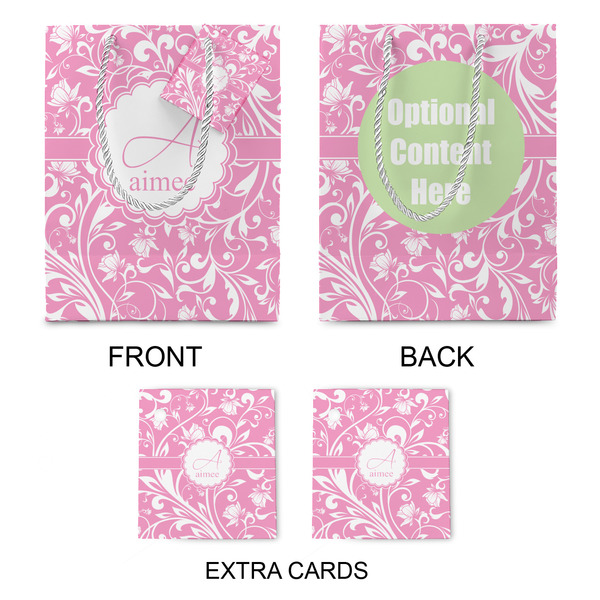 Floral Vine Medium Gift Bag - Approval