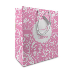 Floral Vine Medium Gift Bag (Personalized)