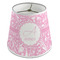Floral Vine Poly Film Empire Lampshade - Angle View