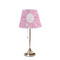 Floral Vine Poly Film Empire Lampshade - On Stand