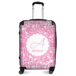 Floral Vine Suitcase - 24" Medium - Checked (Personalized)