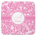 Floral Vine Memory Foam Bath Mat - 48"x48" (Personalized)