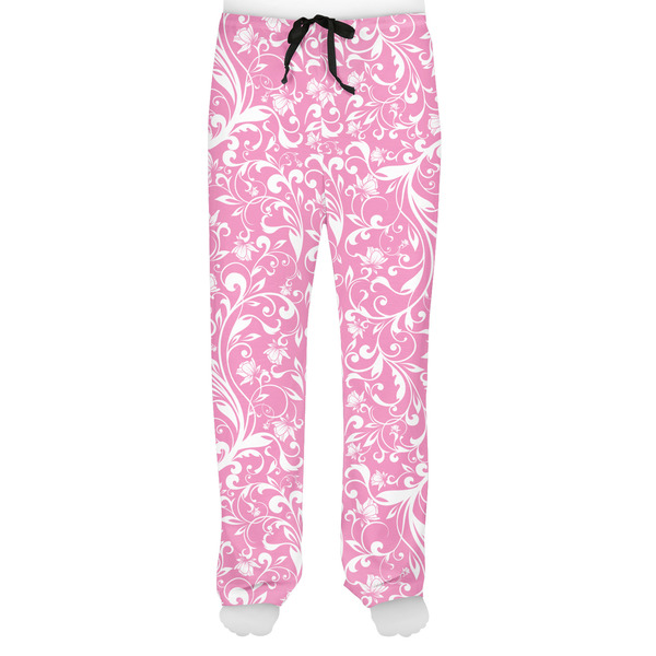 Floral Vine Men's Pjs Front - on model