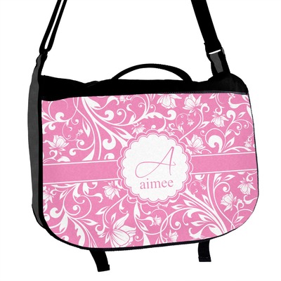 Floral Vine Messenger Bag (Personalized)