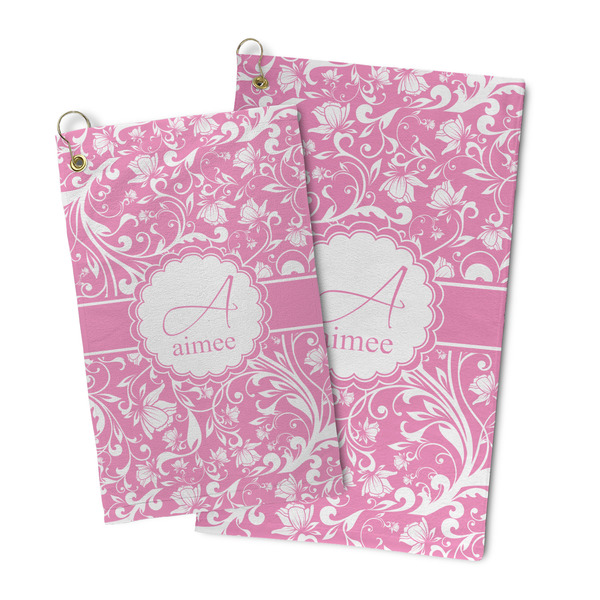 Floral Vine Microfiber Golf Towel - PARENT/MAIN