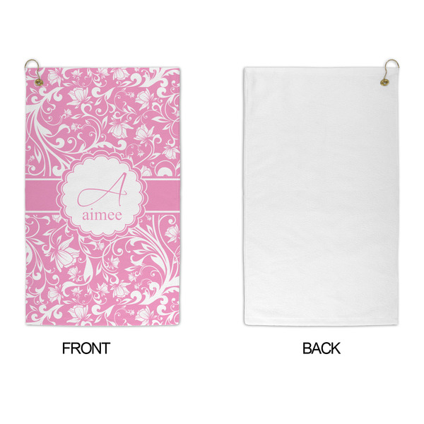 Floral Vine Microfiber Golf Towels - APPROVAL