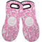 Floral Vine Neoprene Oven Mitts - Set of 2 w/ Name and Initial