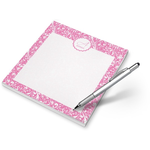 Custom Floral Vine Notepad (Personalized)