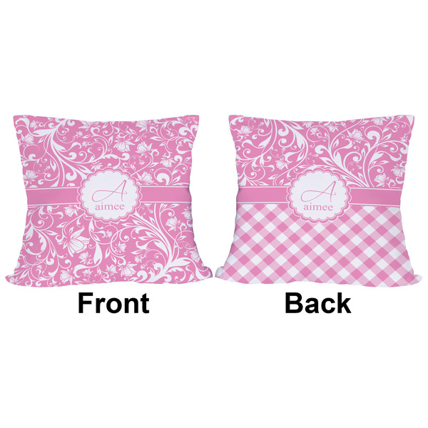 Floral Vine Outdoor Pillow - 16x16