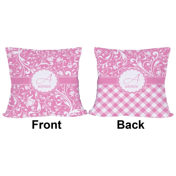 Floral Vine Outdoor Pillow - 18x18