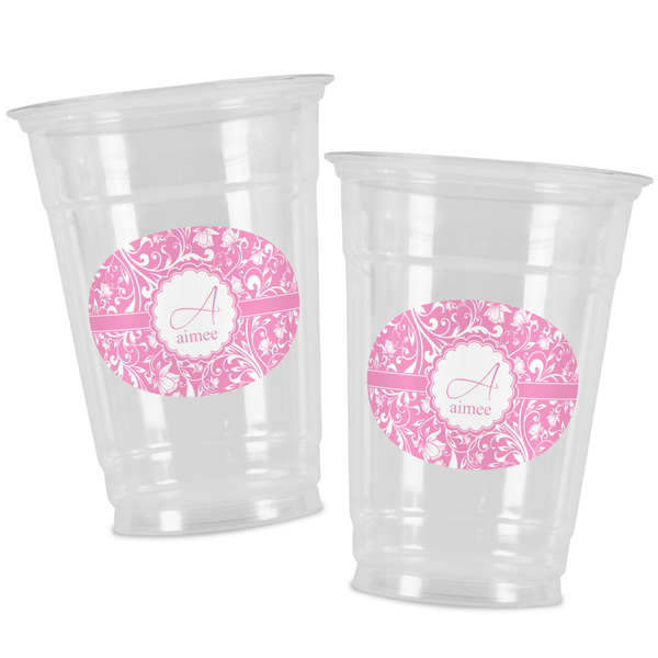 Floral Vine Party Cups - 16oz - Alt View