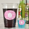Floral Vine Party Cups - 16oz - In Context