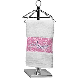 Floral Vine Cotton Finger Tip Towel (Personalized)