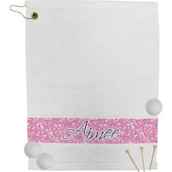 Floral Vine Golf Bag Towel (Personalized)