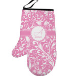 Floral Vine Left Oven Mitt (Personalized)