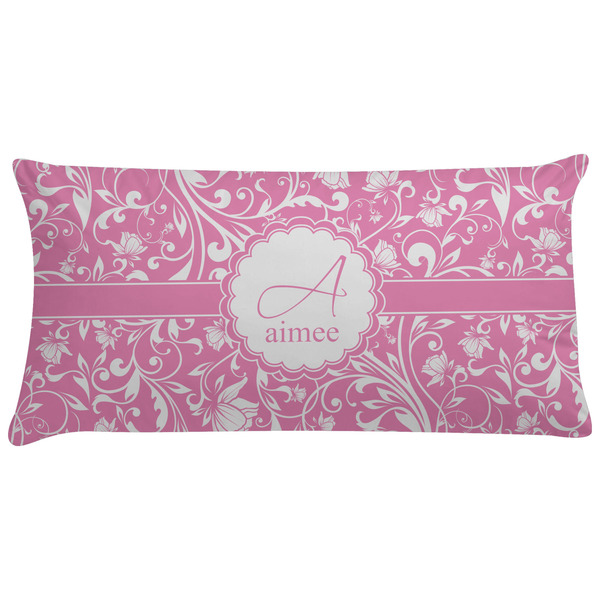 Custom Floral Vine Pillow Case - King (Personalized)