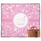 Floral Vine Outdoor Picnic Blanket (Personalized)