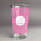 Floral Vine Pint Glass - Full Fill w Transparency - Front/Main