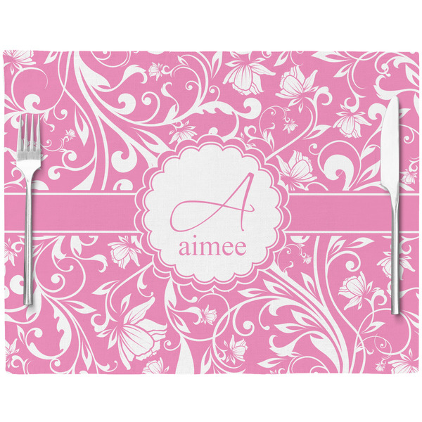 Floral Vine Placemat with Props