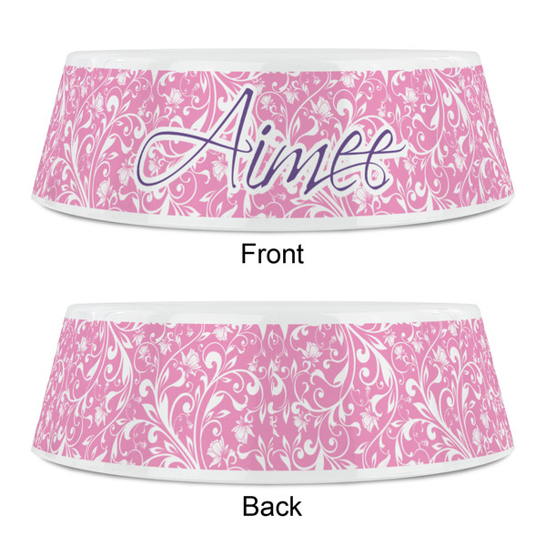 Floral Vine Plastic Pet Bowls - Small - APPROVAL