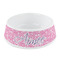 Floral Vine Plastic Dog Bowl - Small (Personalized)
